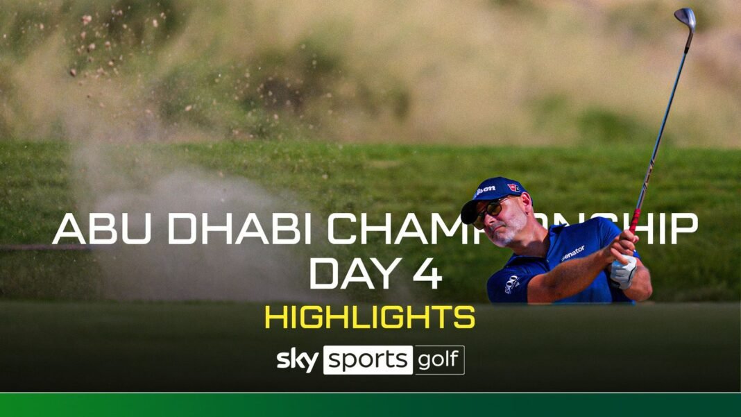 Highlights from the final round of the Abu Dhabi HSBC Championship at Yas Links.”