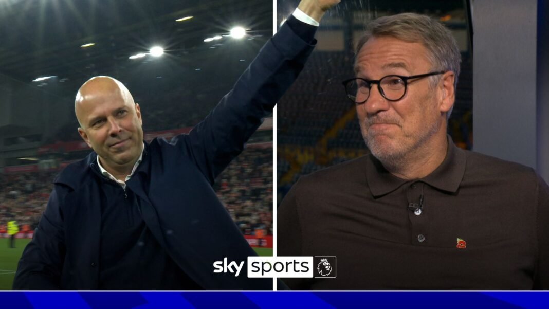 Paul Merson says Arsenals title chances are finished if the gap to Liverpool extends…