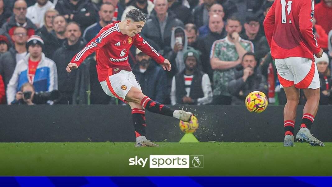 Watch Alejandro Garnachos superb third goal for Manchester Utd against Leicester from all the…