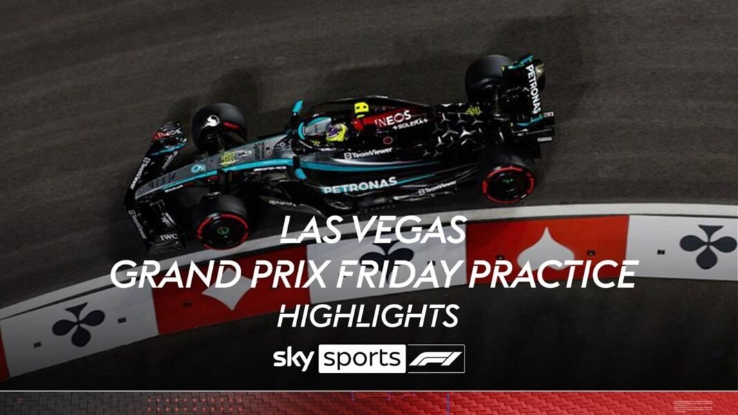 Lewis Hamilton tops both P1 and P2 in Las Vegas, as the problems at…