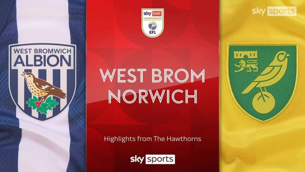 Highlights of the Sky Bet Championship match between Norwich and West Brom. “