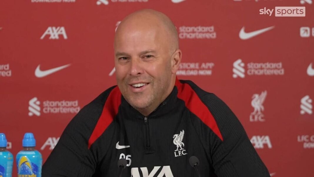 Liverpool manager Arne Slot said that hes so happy with his squad but doesnt…