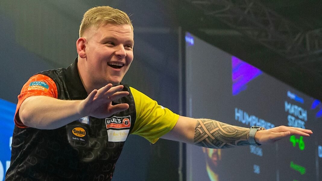 Mike De Decker heads to Alexandra Palace as a major champion after beating Luke…