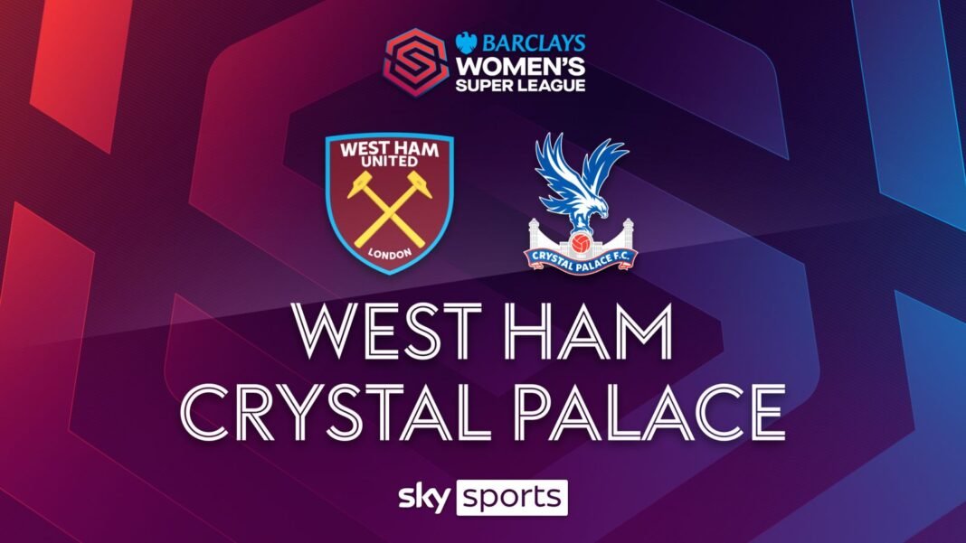 Highlights of the Womens Super League match between West Ham United and Crystal Palace.”