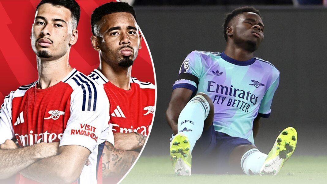 Bukayo Saka has been ruled out for many weeks after the Arsenal winger picked…