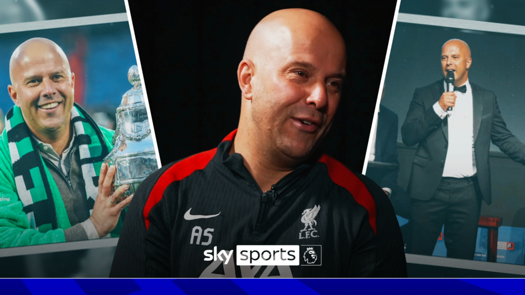 Liverpool head coach Arne Slot talks Sky Sports News through his football career and…