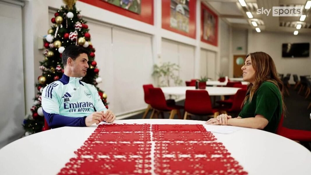 Arsenal manager Mikel Arteta shares his thoughts on all things Christmas!”