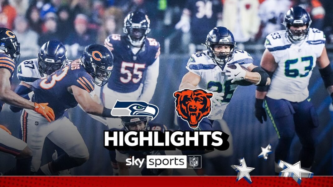 Highlights of the Boxing Day clash between the Seattle Seahawks and the Chicago Bears…