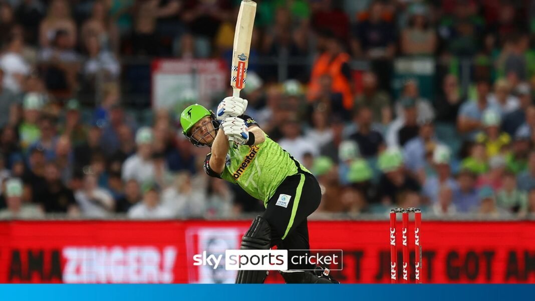 Englands Sam Billings hit a brilliant 72 runs off 39 balls to help the…