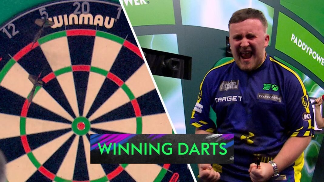 Luke Littler reaches the quarter-final and will face Nathan Aspinall after edging Ryan Joyce…