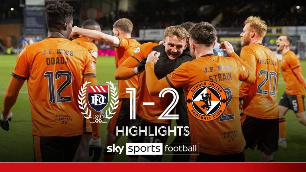 Highlights of the Scottish Premiership clash between Dundee and Dundee United.”