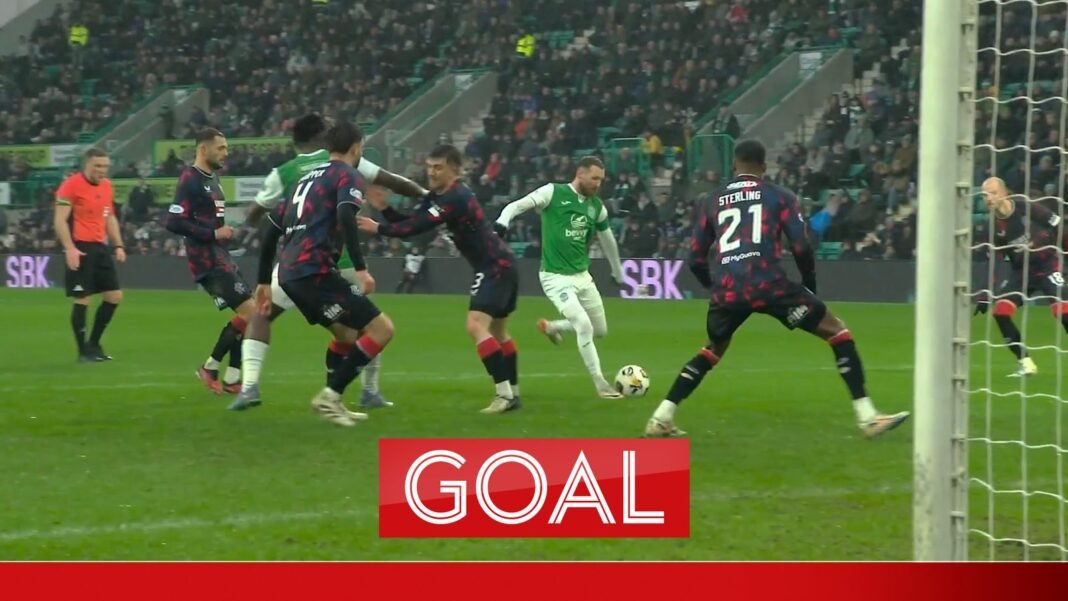 Martin Boyle finished off a nice move from a set-piece to get Hibernian back…