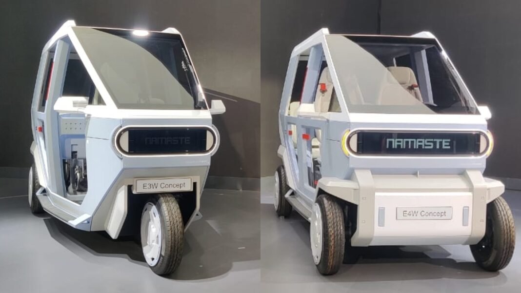 Hyundai-TVS partnership: Electric three-wheeler, four-wheeler concepts unveiled