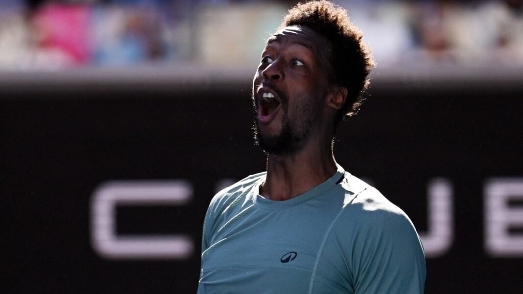 Watch: Gael Monfils’ celebratory dance after knocking out Fritz in Australian Open