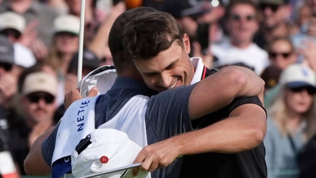PGA Tour golf: Ryder Cup star Ludvig Åberg snatches Genesis Invitational victory at Torrey Pines