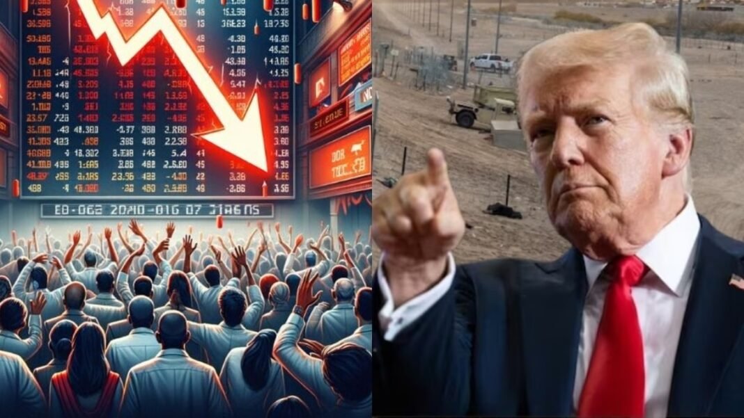 US markets open lower day after Trump declines to rule out recession