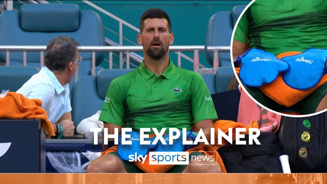 Explained: What is going on with Novak Djokovic’s big gloves?