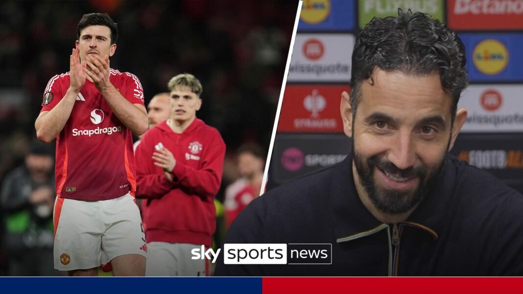Man United vs Lyon: Ruben Amorim reacts to Europa League late comeback win