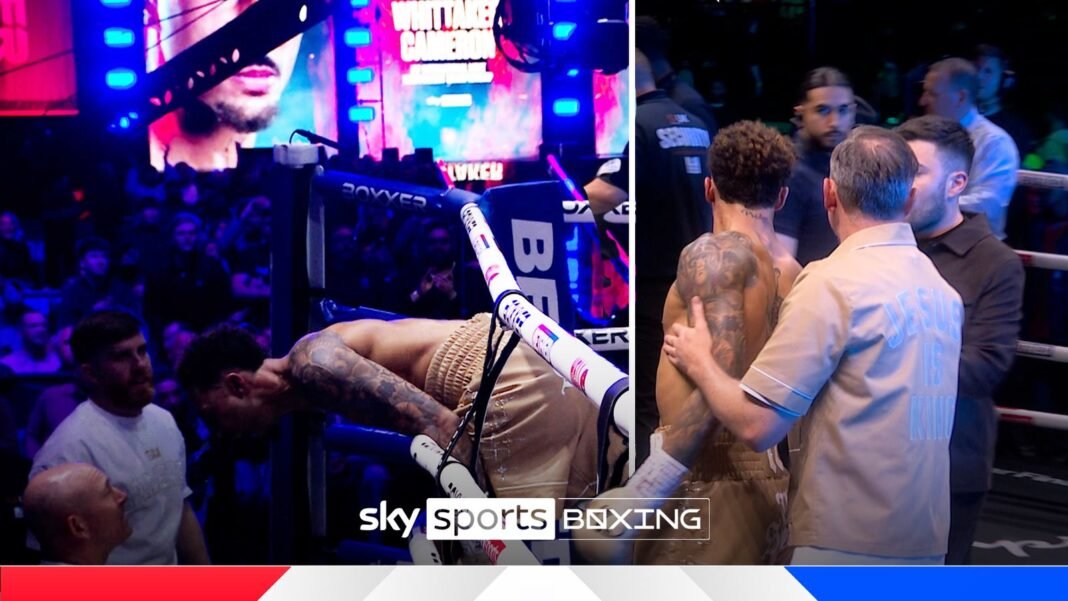 “That’s CLASSLESS!” Ben Whittaker goads Liam Cameron corner after victory