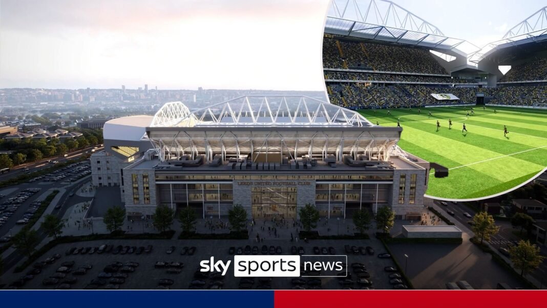 Revealed: First pictures of 53,000-seater Elland Road redevelopment