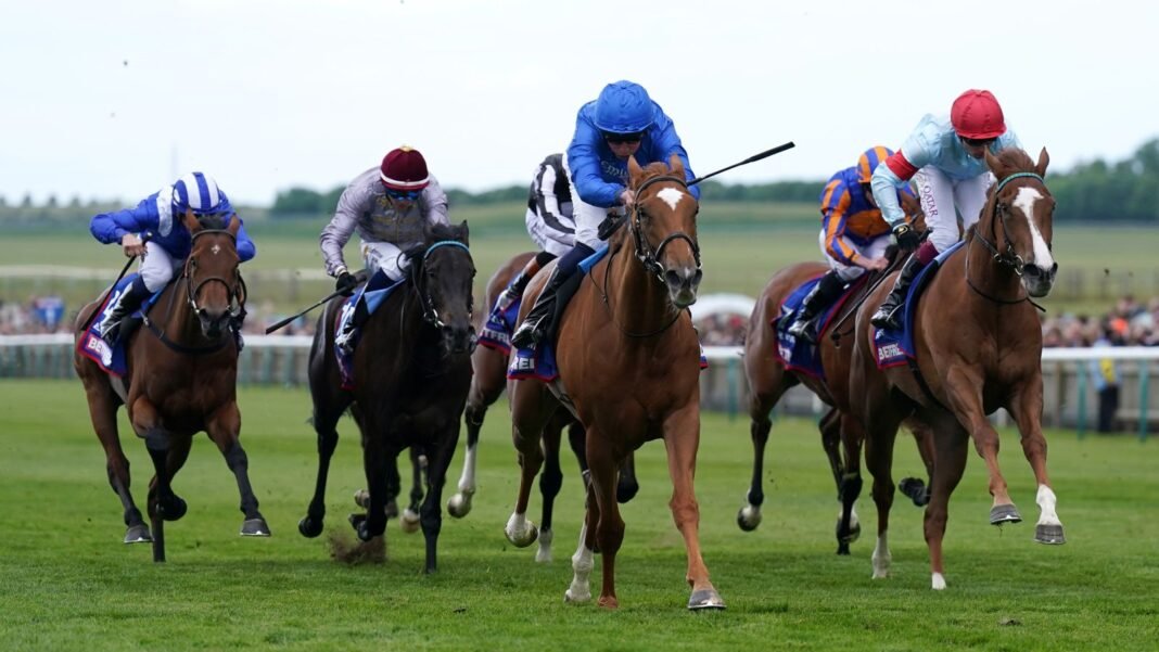 1000 Guineas: Desert Flower swoops for Newmarket glory for Godolphin under William Buick