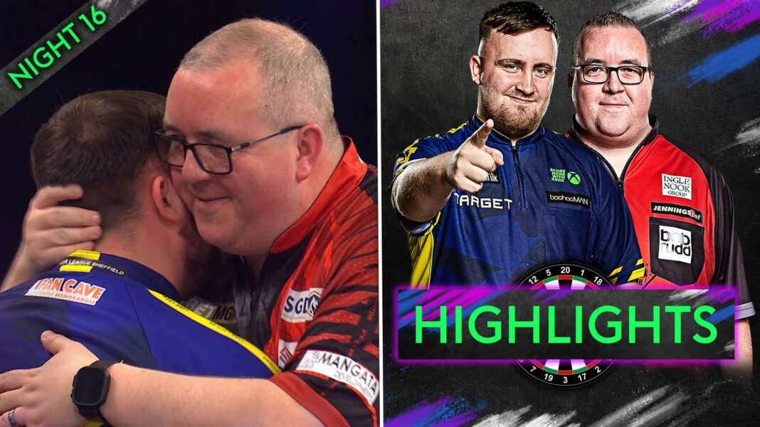 Luke Littler vs Stephen Bunting | Premier League Darts highlights