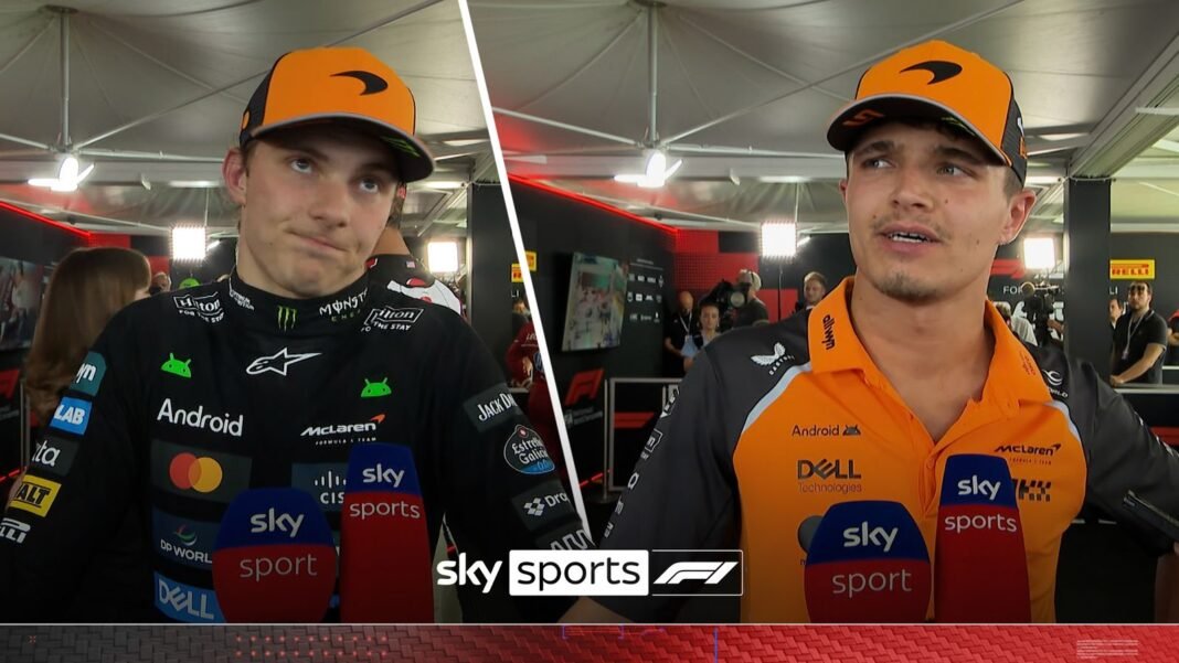 Norris apologises to Piastri for ‘silly’ crash | McLaren drivers discuss THAT moment