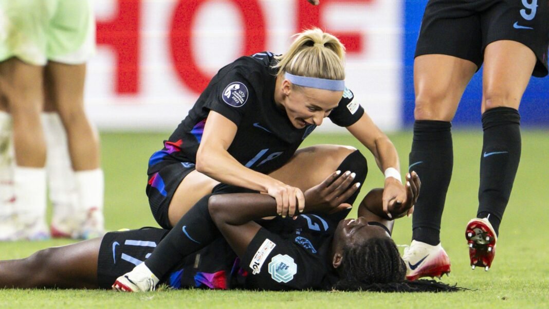 england-women-find-comfort-in-the-chaos-to-book-euro-2025-final.jpg England Women find comfort in the chaos to book Euro 2025 final
