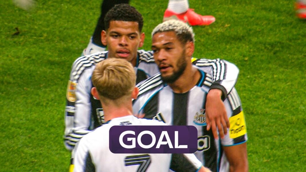 Newcastle vs Bradford: Joelinton opens the scoring for The Magpies