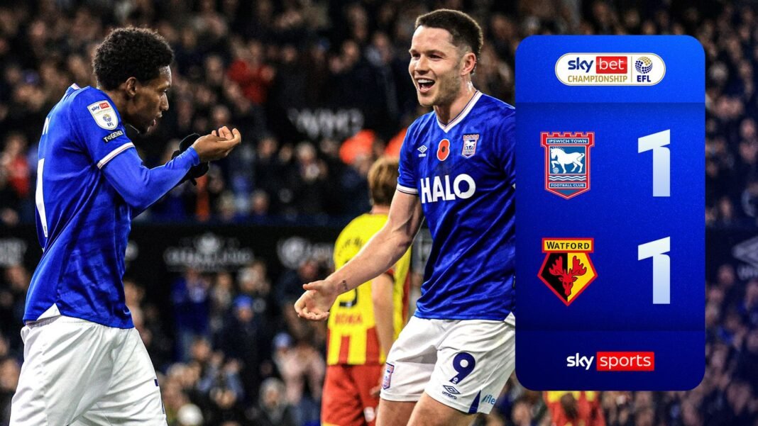 Ipswich 1-1 Watford | Championship highlights