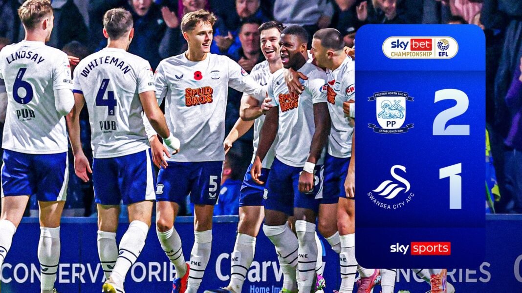 Preston North End 2-1 Swansea City | Championship highlights