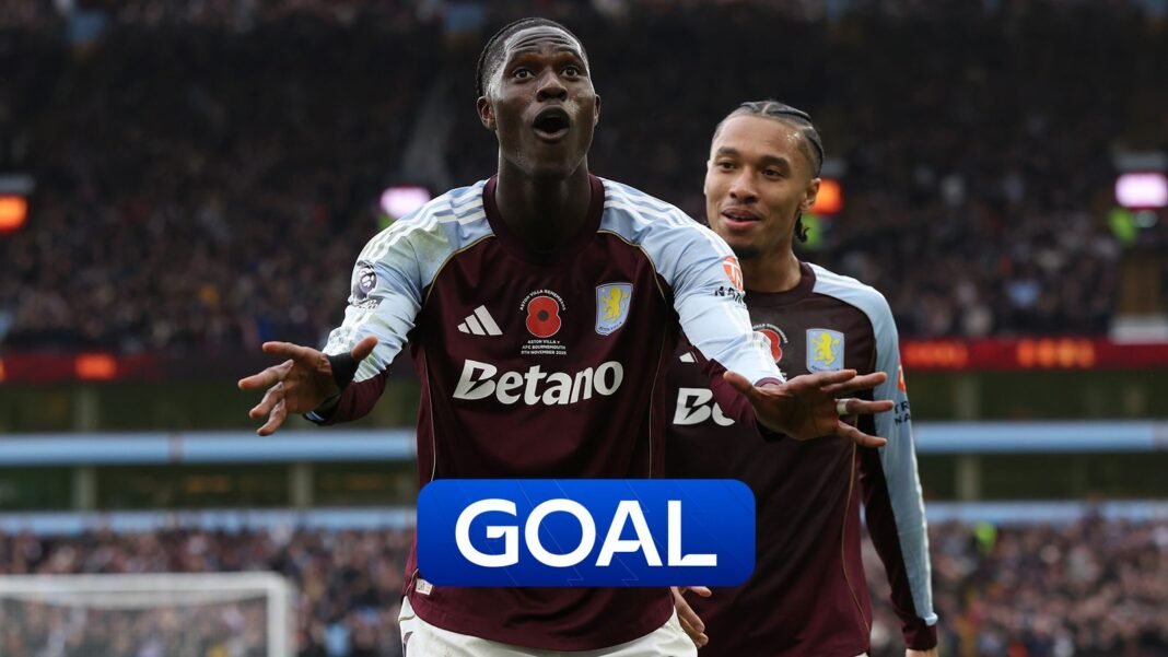 Aston Villa 2-0 Bournemouth: Amadou Onana rifles home second