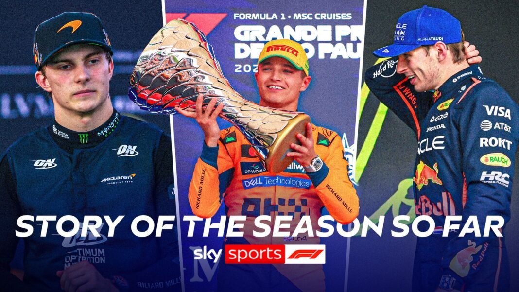 Formula 1: Story of the 2025 season so far