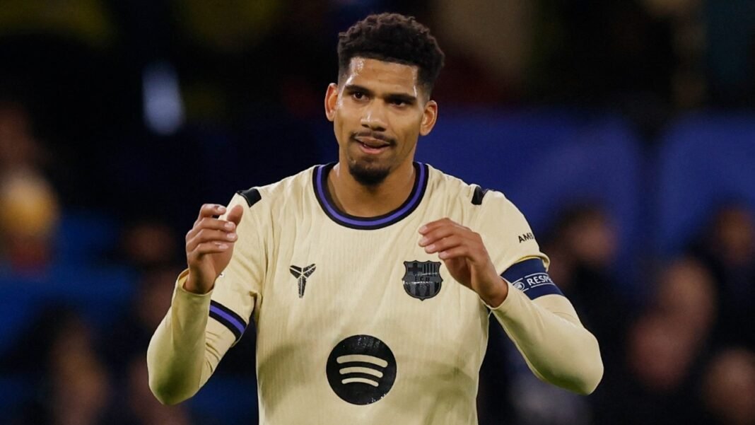 Barcelona captain Ronald Araujo sent on indefinite leave after Chelsea debacle