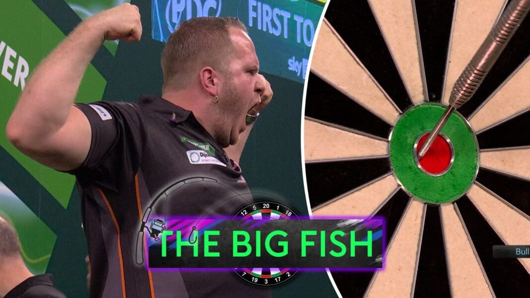 Dirk van Duijvenbode hits fourth Alexandra Palace big fish!