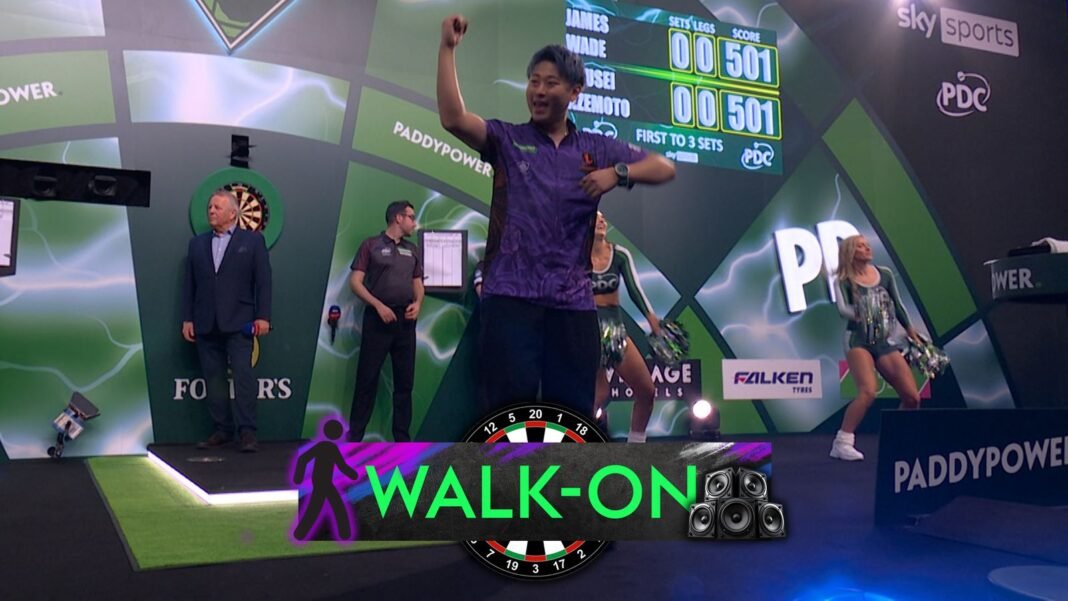 World Darts Championship: Azemoto brings the energy to Ally Pally!