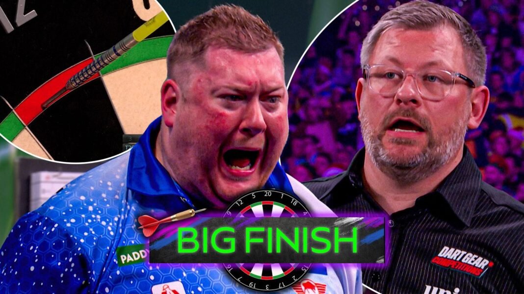 World Darts Championship: Ricky Evans erupts after taking out HUGE 144!