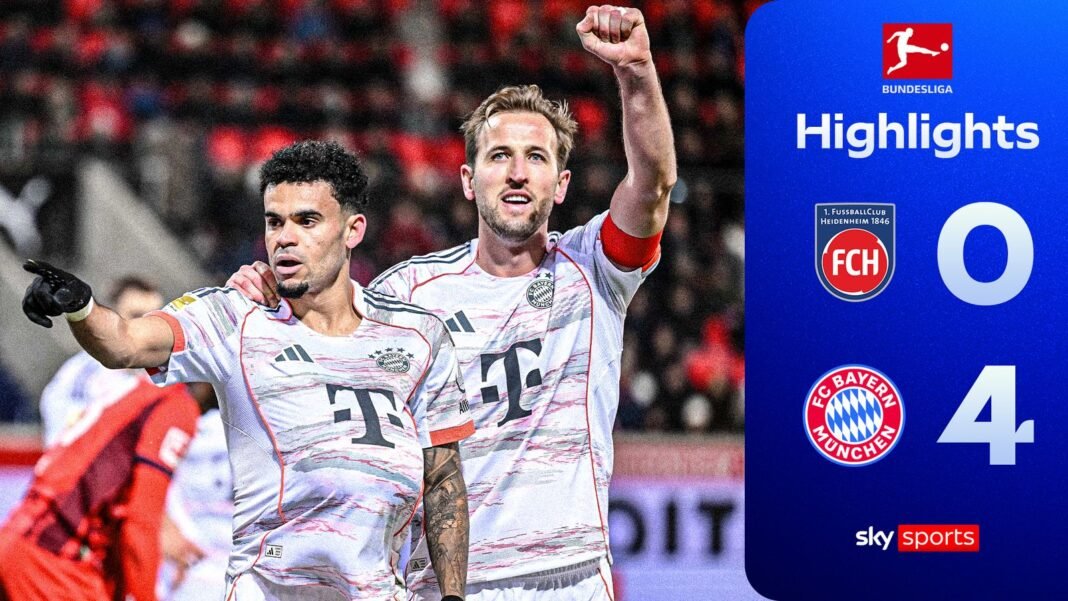 FC Heidenheim 0-4 Bayern Munich | Bayern dominate Heidenheim to seal final win of the year