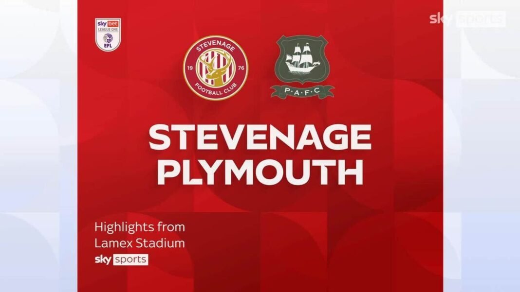 Stevenage 1-1 Plymouth Argyle | League One highlights