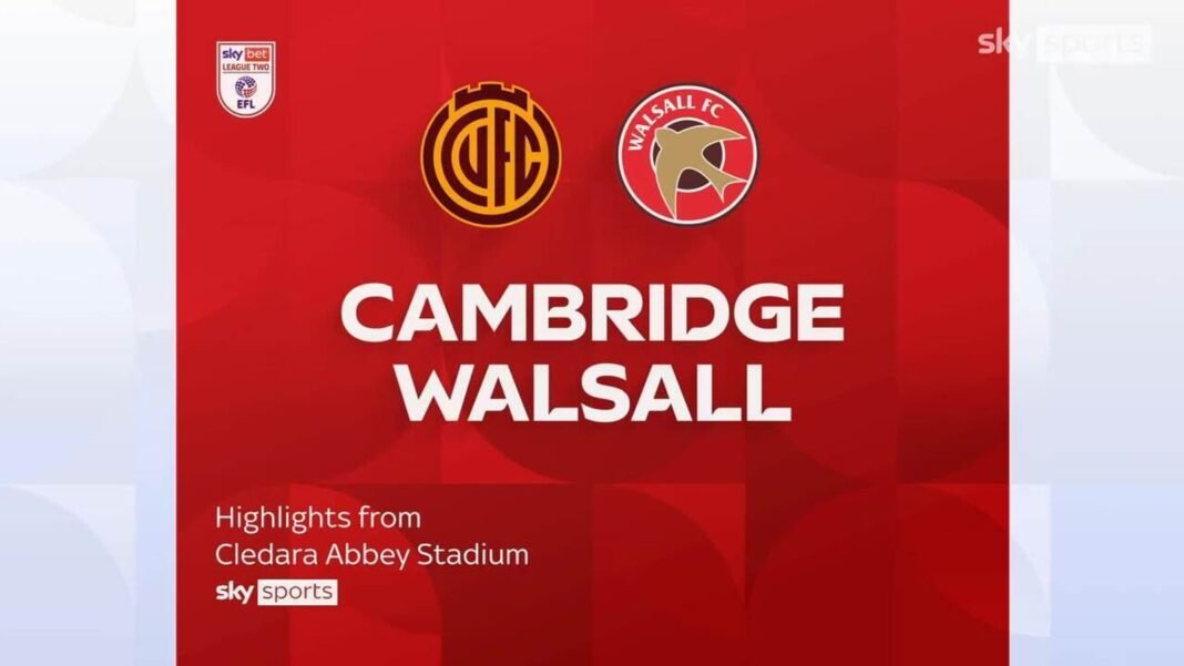 Cambridge United 2-0 Walsall | League Two highlights