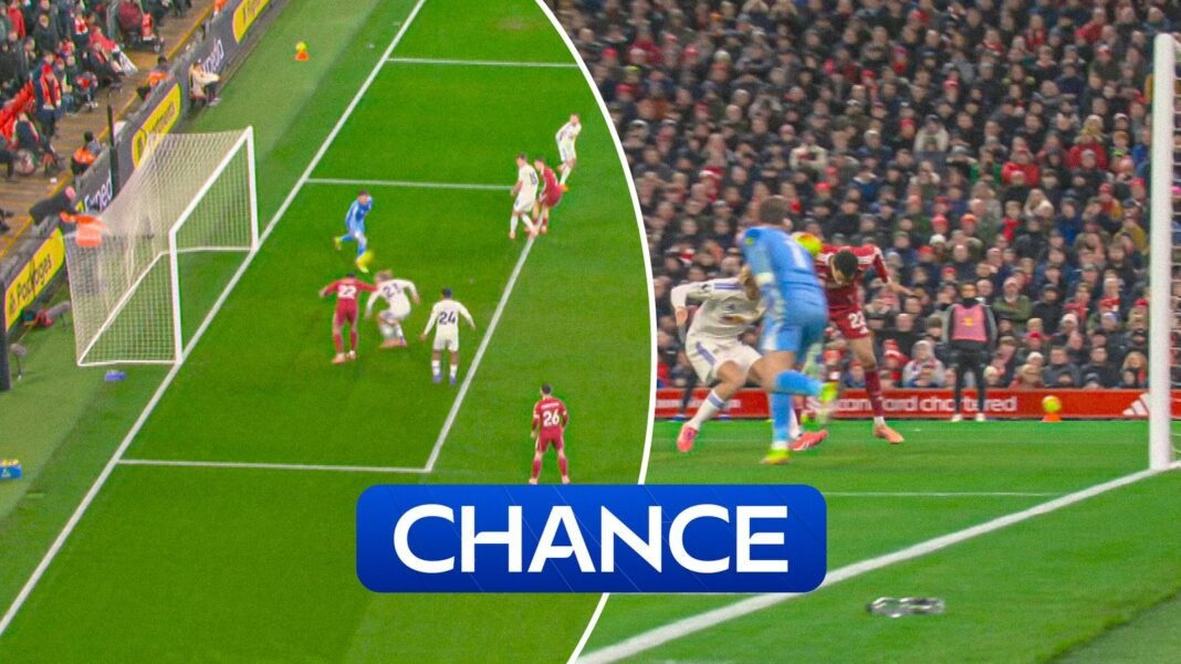 Liverpool vs Leeds: Ekitike fluffs bizarre open-goal header