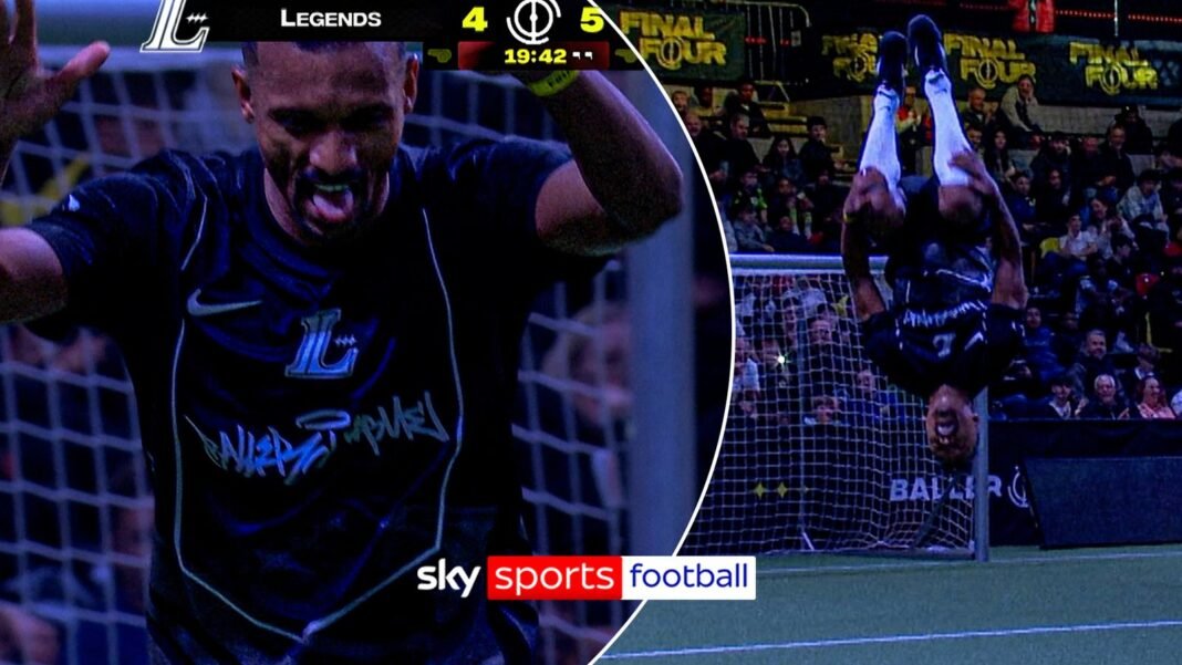 Baller League: Luis Nani brings back iconic somersault celebration