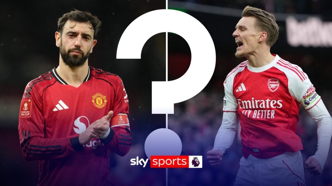 Bruno Fernandes or Martin Odegaard? Who makes Arsenal vs Manchester United combined XI?