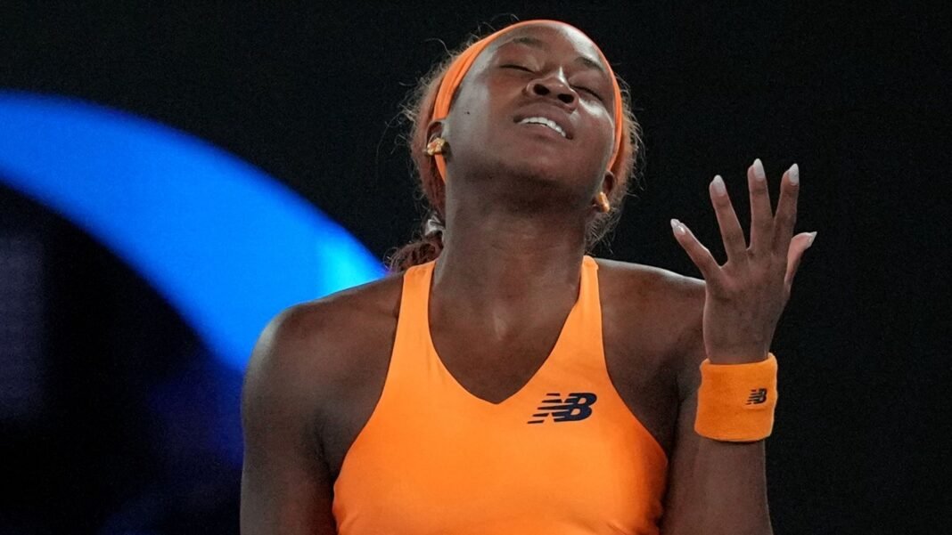 Australian Open: Coco Gauff calls for more privacy after smashing her racket following shock exit