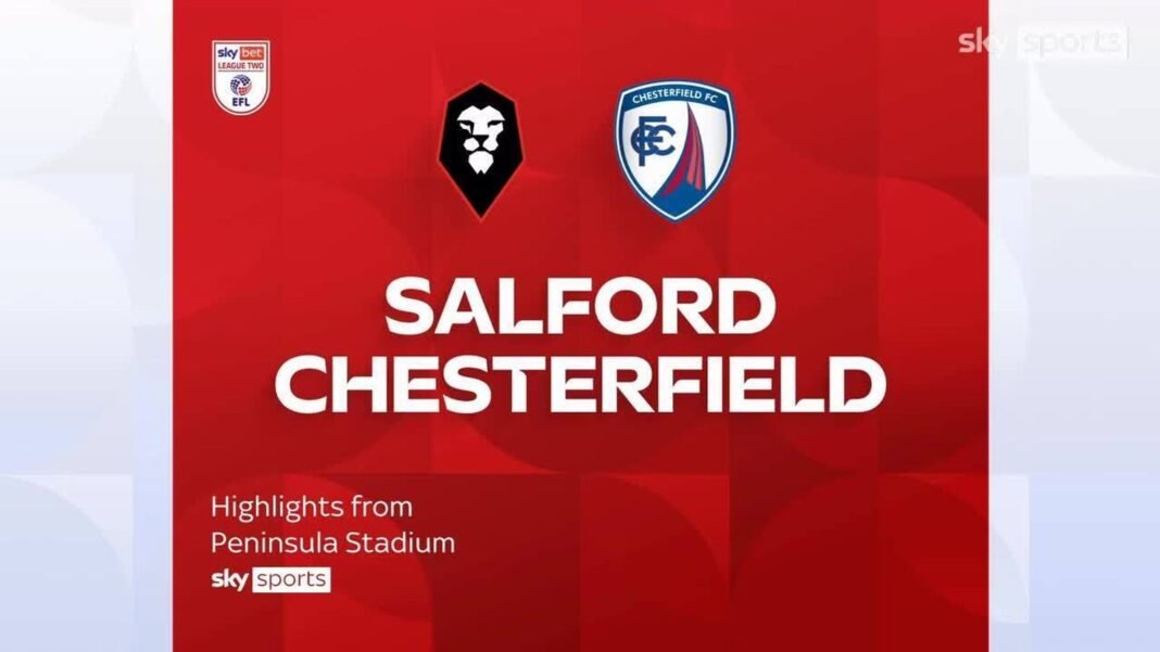 Salford City 0-1 Chesterfield | League Two Highlights