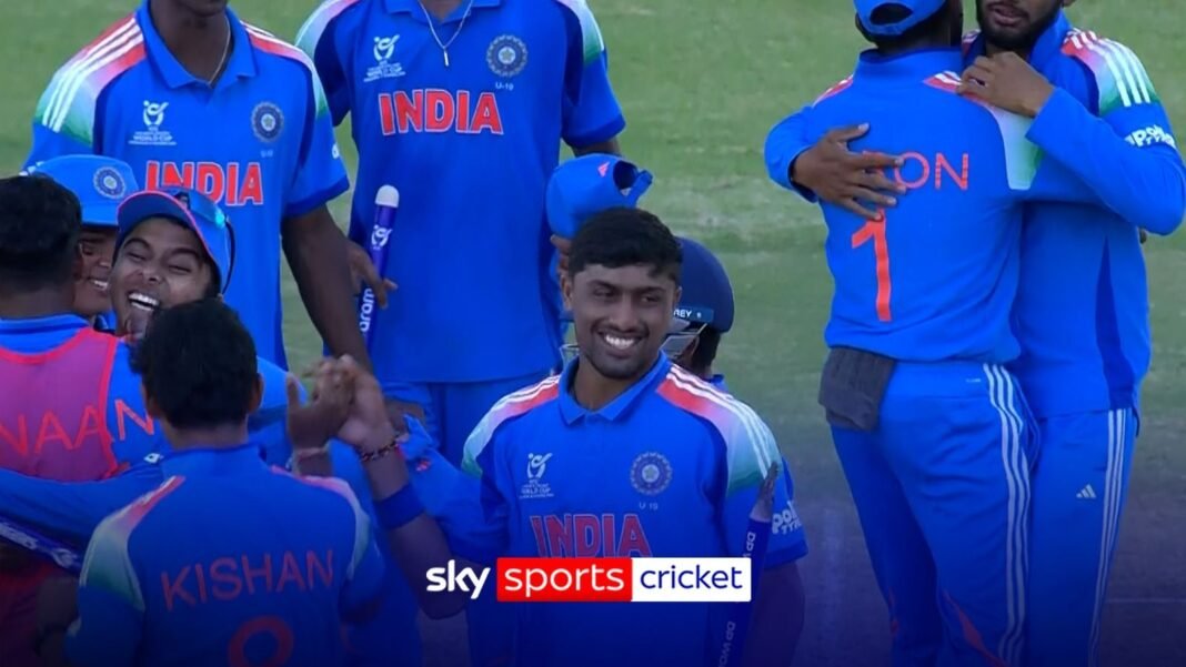 India win the Under-19 Men’s Cricket World Cup!