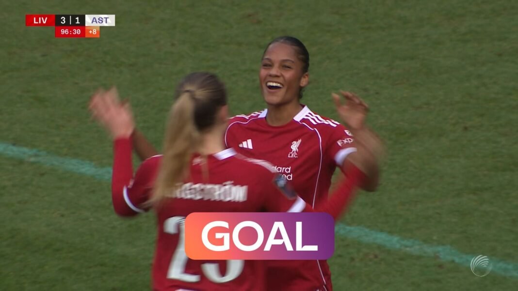 Aurelie Csillag makes it four for Liverpool!