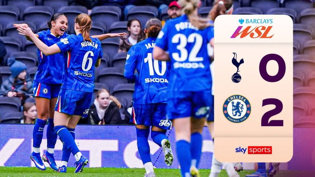 Tottenham Hotspur 0-2 Chelsea | Women’s Super League highlights