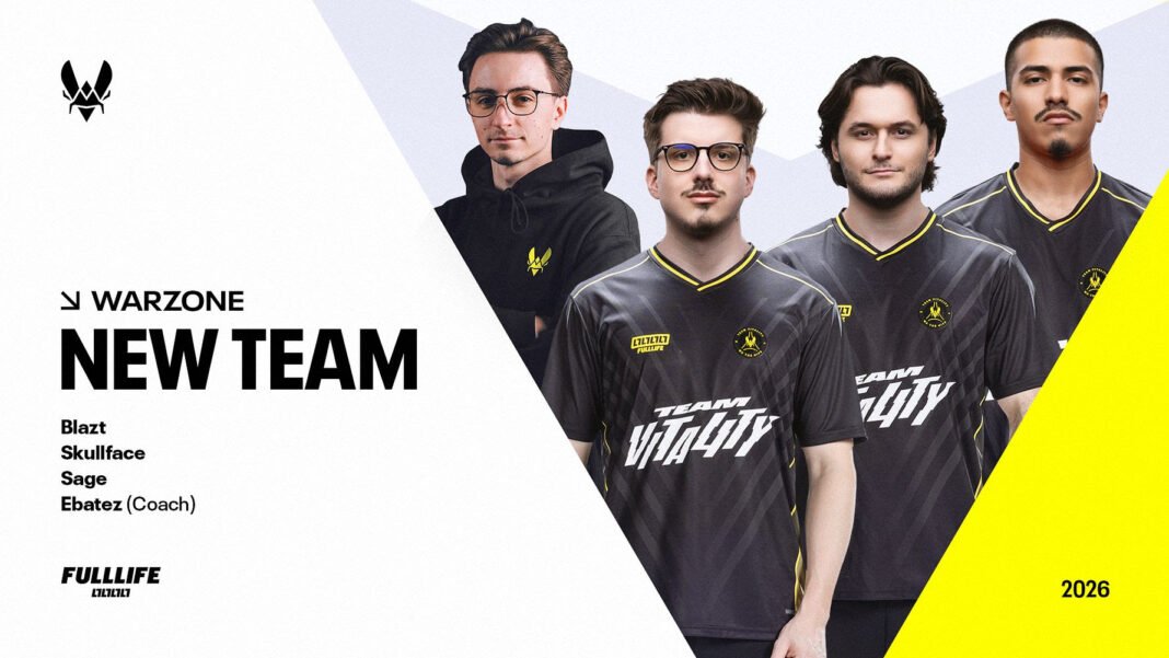 Team Vitality Build Veteran Warzone Roster for Esports World Cup 2026