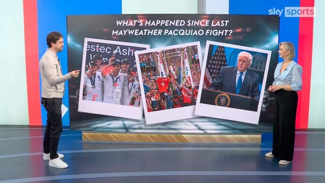 What has happened since Floyd Mayweather last fought Manny Pacquiao?